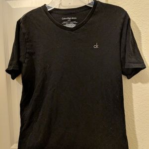 Black Calvin Klein V-neck